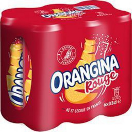 Soda Orangina Rouge Orange Sanguine 33cl (pack de 6)