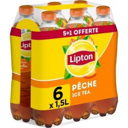 Lipton Ice Tea Pêche 1,5L (pack de 6)
