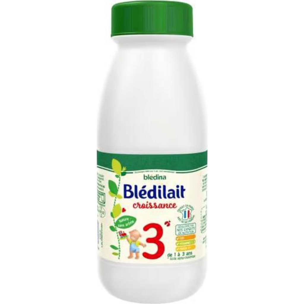 Blédina Blédilait Croissance 4 x 500 ml - de 10 à 36 mois - Comparer avec