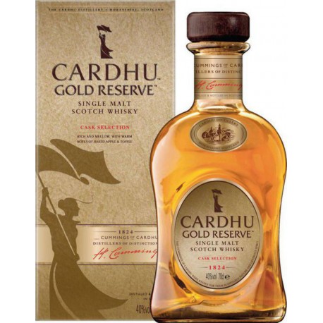 CARDHU Scotch whisky single malt écossais Gold Reserve 40% avec étui 70cl 