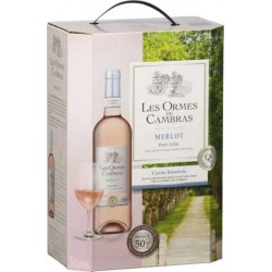 LES ORMES DE CAMBRAS Vin rosé Merlot Pays d'Oc 5L