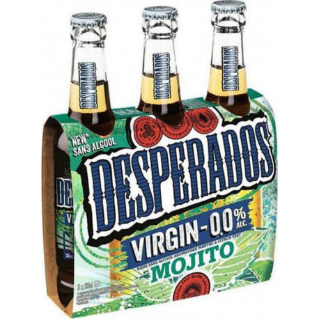 Desperados  Virgin Mojito 0% 33cl (pack de 3)
