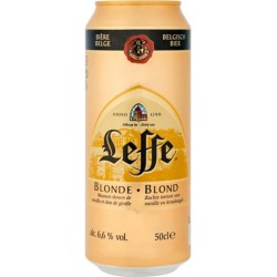 Leffe Blonde 50cl (lot de 48 canettes)
