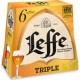 Leffe Bière blonde triple 8.5% 6 x 25 cl 8.5%vol. (pack de 6)