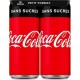 Coca-Cola Boisson gazeuse au cola sans sucres 4 x 25cl (pack de 4)