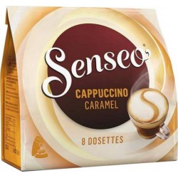 Douwe Egberts Senseo Cappuccino Caramel (lot de 32 dosettes)