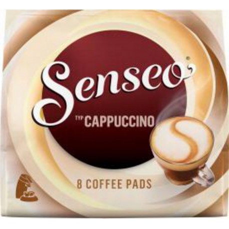 SENSEO Café Cappuccino Coffee Pads x8 (lot de 2 sachets de 8 soit 16 dosettes)