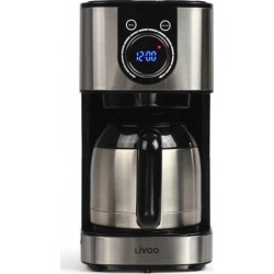 Livoo Cafetière isotherme programmable livoo feel good moments