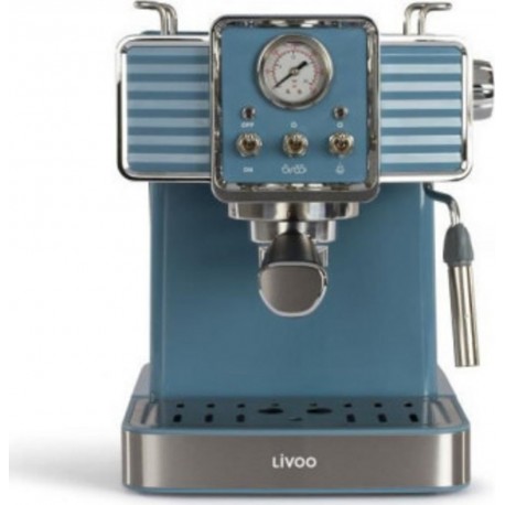 Livoo dod174 machine a café expresso- réservoir 1,5l - bleu LIV3523930096488