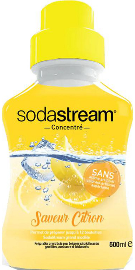 Sodastream Concentré sirop Saveur Citron 500ml 