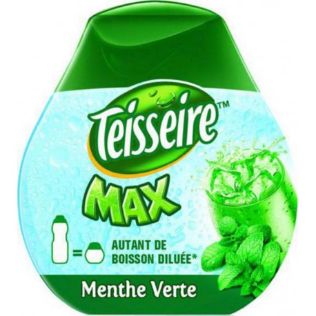 Teisseire Max Sirop Menthe Verte 66ml (lot de 6)