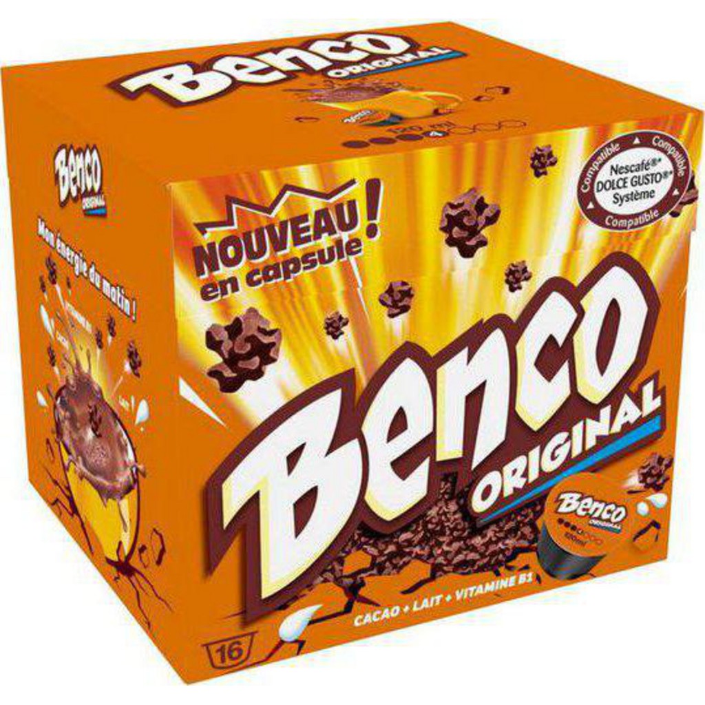 Benco Compatible Dolce Gusto x16 (lot de 4 boîtes soit 64 capsules) 