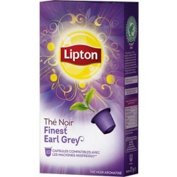 Lipton Thé Noir Finest Earl Grey Nespresso x10 (lot de 30 capsules) (boîte de 30)