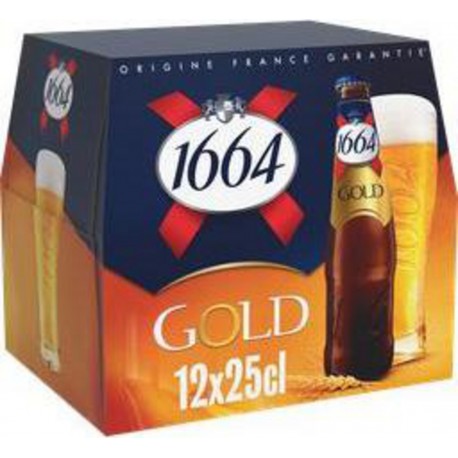 1664 GOLD 12x25cl (pack de 12)