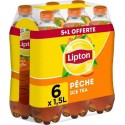 Lipton Ice Tea Pêche 6x1,5L (pack de 6)