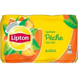 Lipton Ice Tea Pêche 6x33cl (pack de 6)