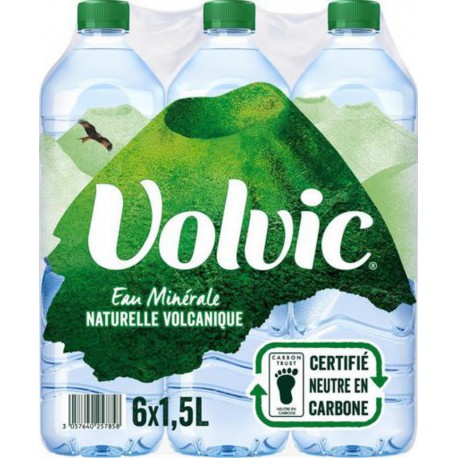 Volvic 1,5L (lot de 2 packs de 6 soit 12 bouteilles)