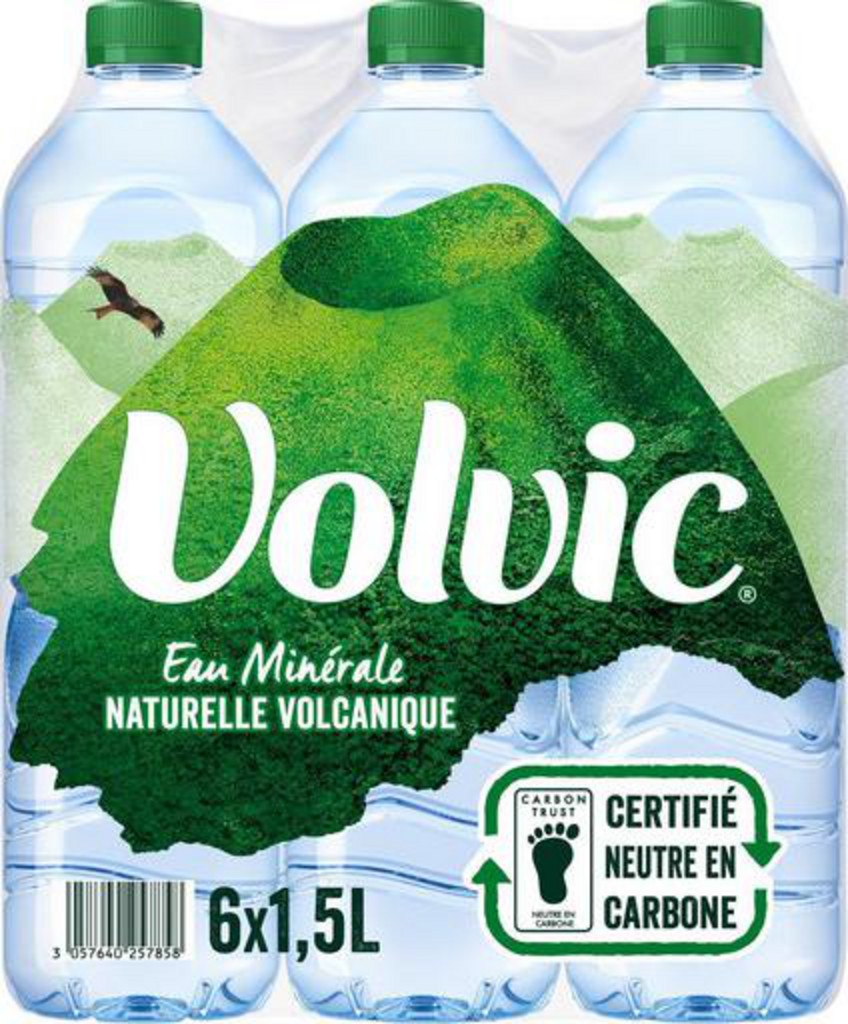 Grossiste Mini bouteilles d'eau minérale 6x33cl - VOLVIC