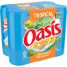 Oasis Boisson aux Fruits goût Tropical 6x33cl slim (lot de 2 packs de 6 soit 12 canettes)