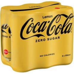 Coca-Cola Zero Sugar Lemon 33cl (pack de 6)