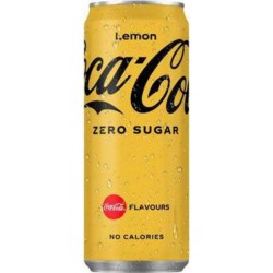 Coca-Cola Zero Sugar Lemon 6x33cl (lot de 4 packs de 6 soit 24 canettes)