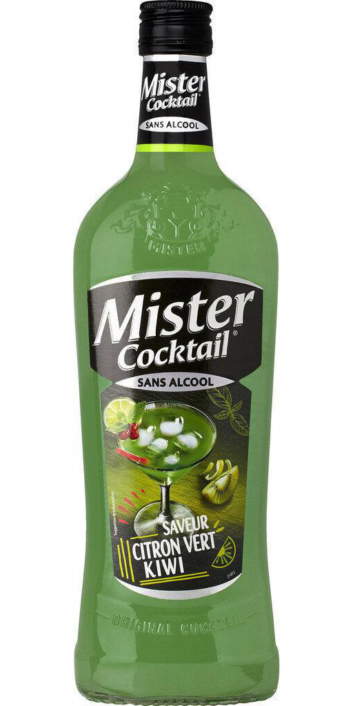 Achat / Vente Mister Cocktail Apéritif sans alcool Kiwi citron, 75cl