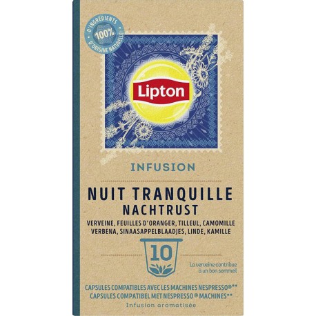 Lipton Infusion Nuit Tranquille Nespresso x10
