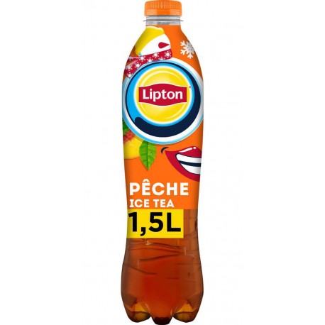 Lipton Thé Pêche Ise Tea 1,5L (lot de 6 bouteilles)