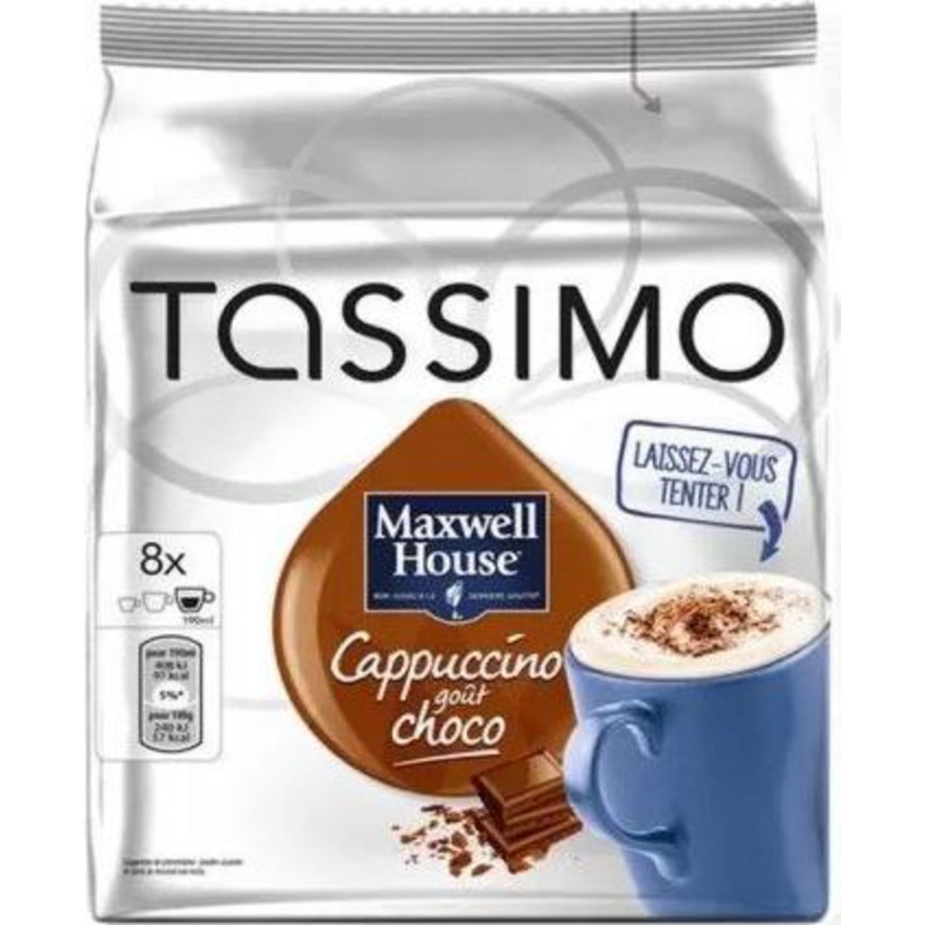 Tassimo Creme Cappuccino Cafe Collection Maxwell House Now Extra