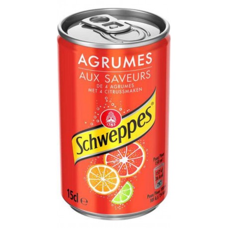 SCHWEPPES Soda saveur Agrumes 15cl