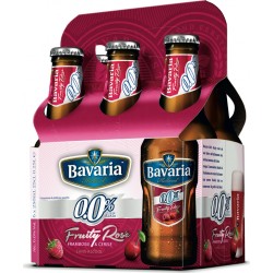 Bavaria fruity rosé bouteille 0%vol pack 25cl (pack de 6)
