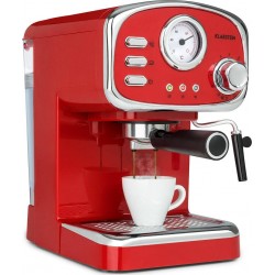 Klarstein Machine à expresso Espressionata Gusto 1L - Rouge