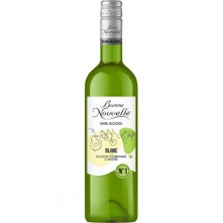 BONNE NOUVELLE Boisson Fermentée Sans Alcool Blanc 0.03% 75cl
