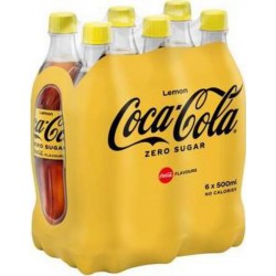 Coca-Cola Zero Lemon Citron 1,5L (pack de 6)