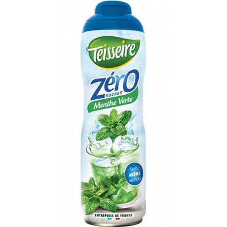 Teisseire Sirop de menthe verte Zéro sans sucres 60cl