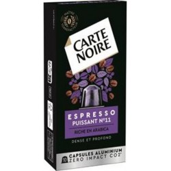 Carte Noire Espresso Puissant x10 55g (lot de 4 capsules)