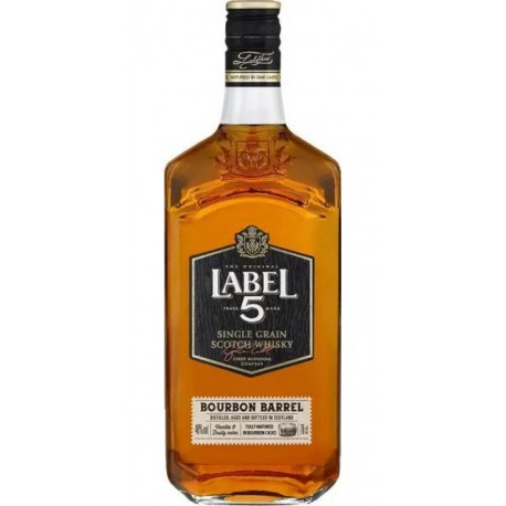 Label 5 BOURBON BARREL LABEL
