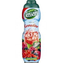 Teisseire Sirop Grenadine 75cl (lot de 6 bouteilles)