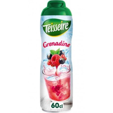 Teisseire Sirop de Grenadine 60cl (lot de 3 bouteilles)