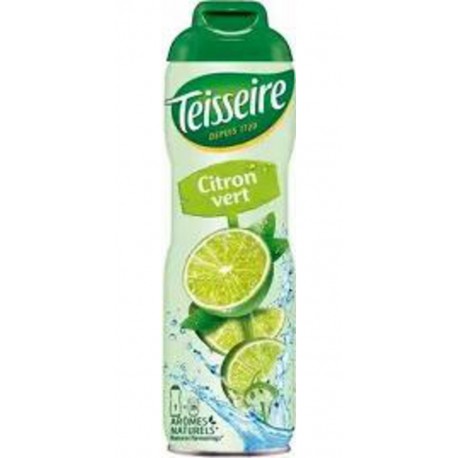 Teisseire Sirop Citron Vert 60cl (lot de 2 bouteilles)