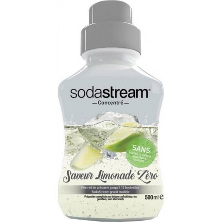 Sodastream Concentré Saveur Limonade Zéro 500ml (lot de 3 flacons)