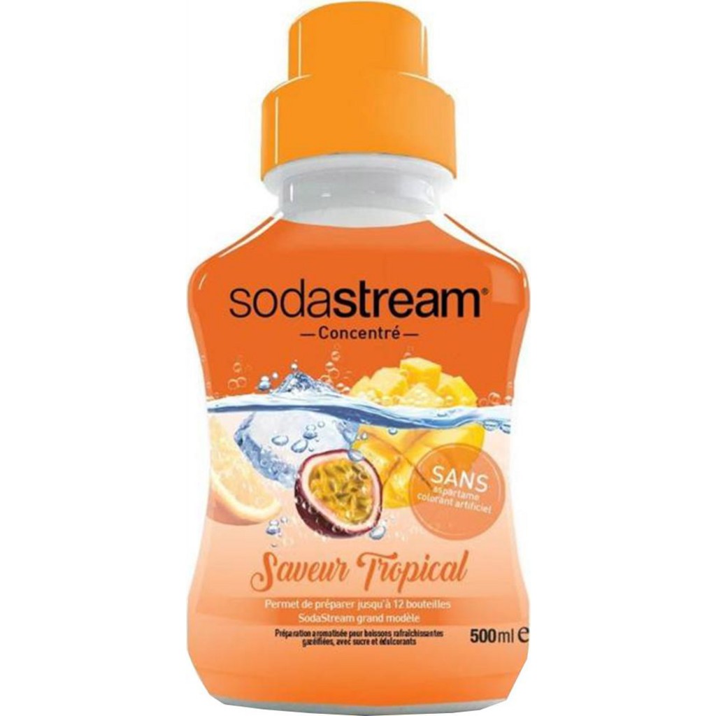 Sodastream Concentré Saveur Tropical 500ml (lot de 6 flacons) 