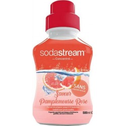 Sodastream Concentré Saveur Pamplemousse Rose 500ml (lot de 2 flacons)