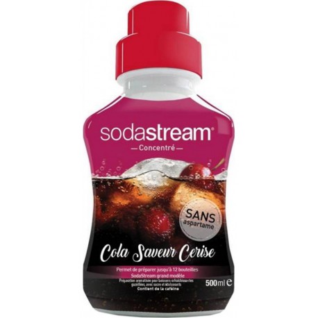 Sodastream Concentré Cola Saveur Cerise 500ml (lot de 3 flacons)