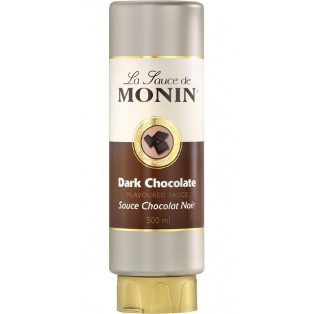Monin Sauce Chocolat Noir 50cl (lot de 3)