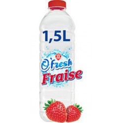 Eau aromatisée O'Fresh Fraise 1.5L