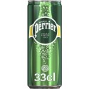 PERRIER Canette d'eau pétillante 33cl