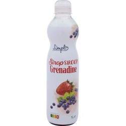 PET SIROP GRENADINE SIMPL 1L