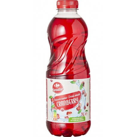 CARREFOUR SENSATION Cranberry 1L