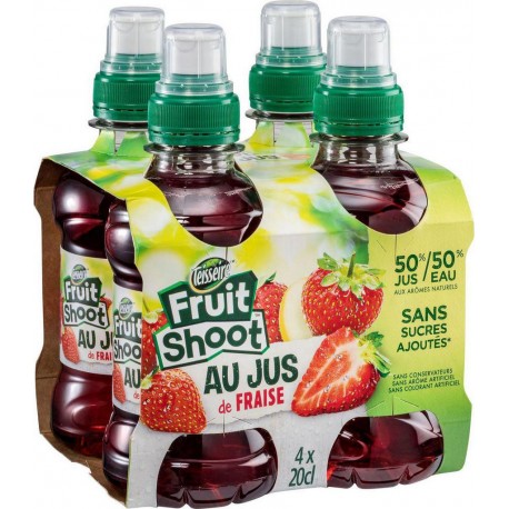 Fruit Shoot TEISSEIRE FRAISE 20cl (pack de 4)